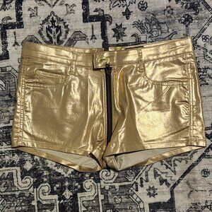 Andrew Christian Golden Zip Around Shorts Very Rare Item